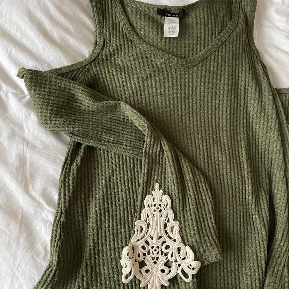Forever21 Cold Shoulder Top